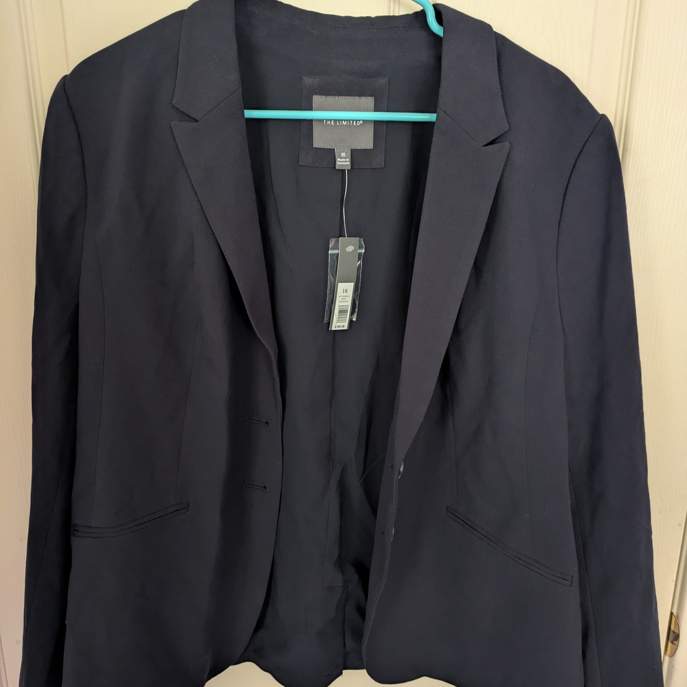 The Limited Navy Blue Blazer